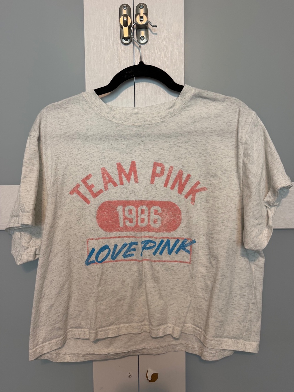 PINK Victoria's Secret Team Pink 1986 Cropped